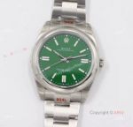 (EW) Rolex Oyster Perpetual 41 With Green Dial Swiss 3230 Replica Watches